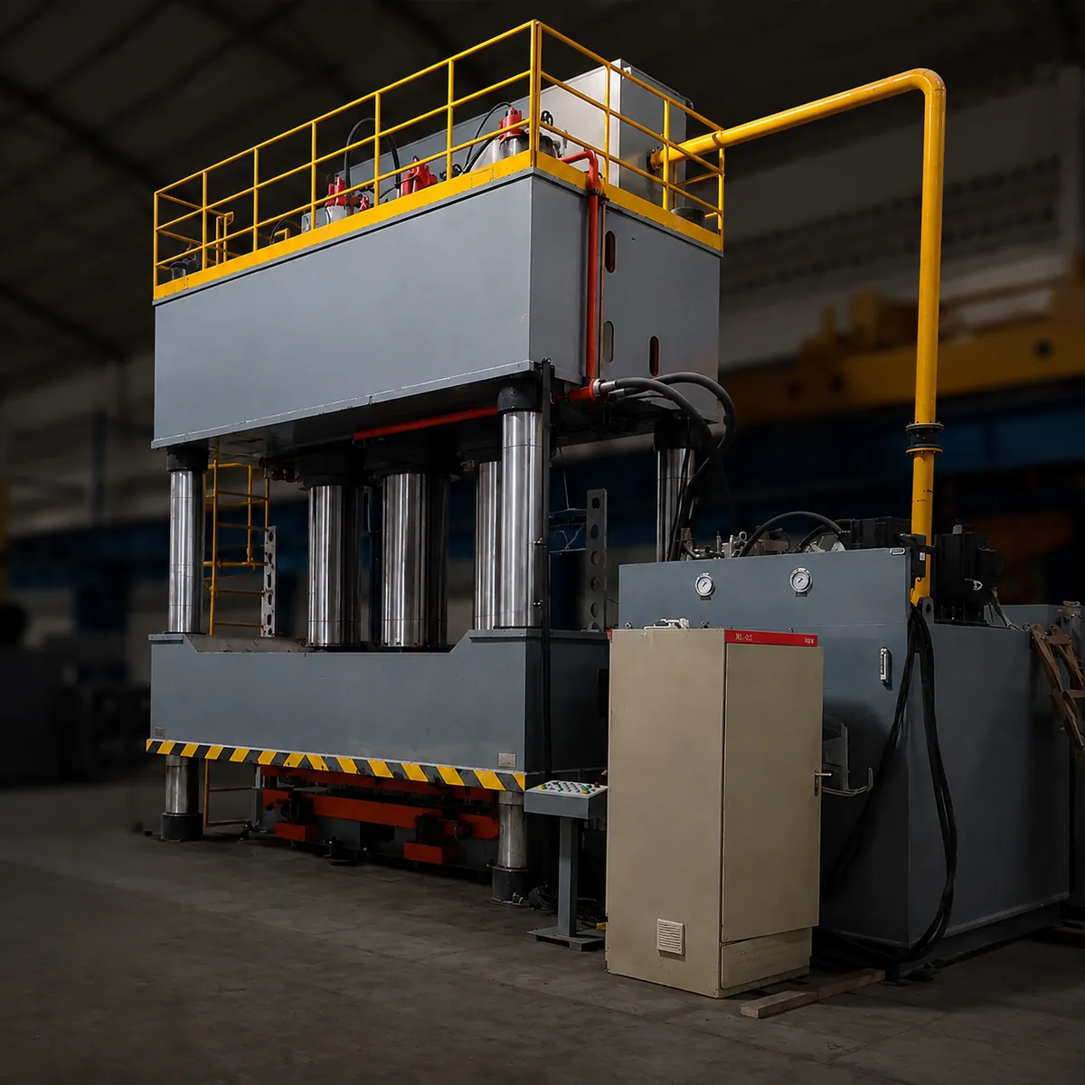 2000T Hydraulic Press for Composite Cable Trench Cover Manhole Cover Molding Forming Pressing SMC BMC FRP Fiberglass